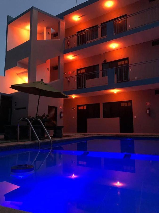 Hotel Del Mar Barra de Navidad Bagian luar foto